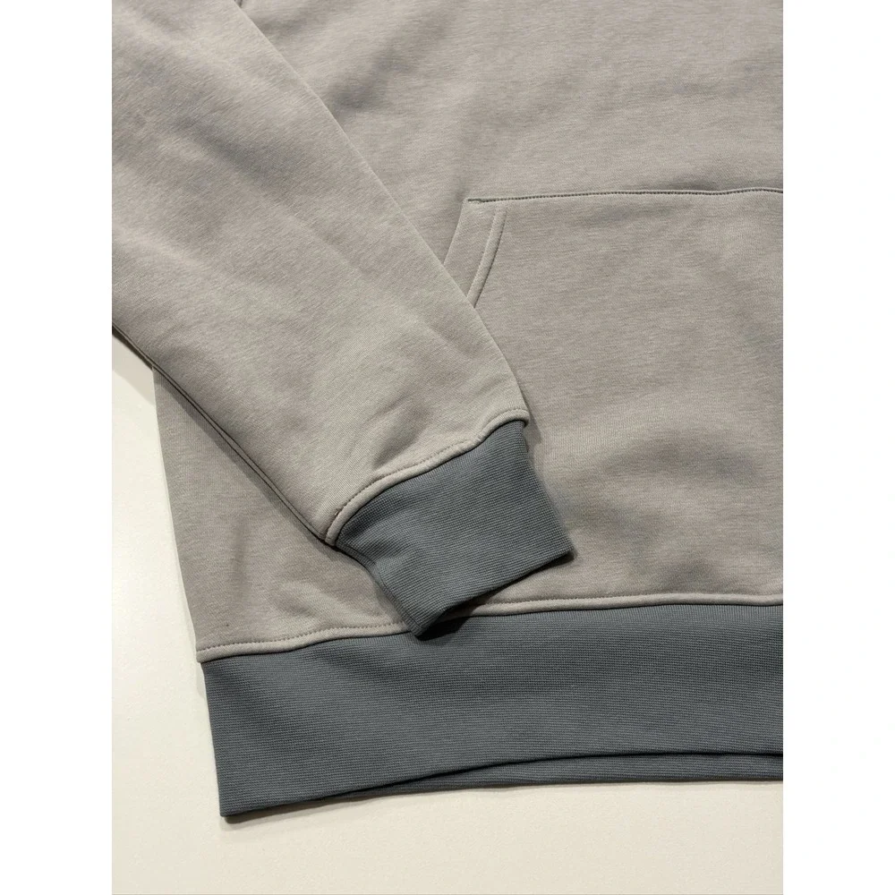 Jordan Brooklyn Fleece Jumpman Logo Pullover Hoodie Mens Grey Large HV5096-062